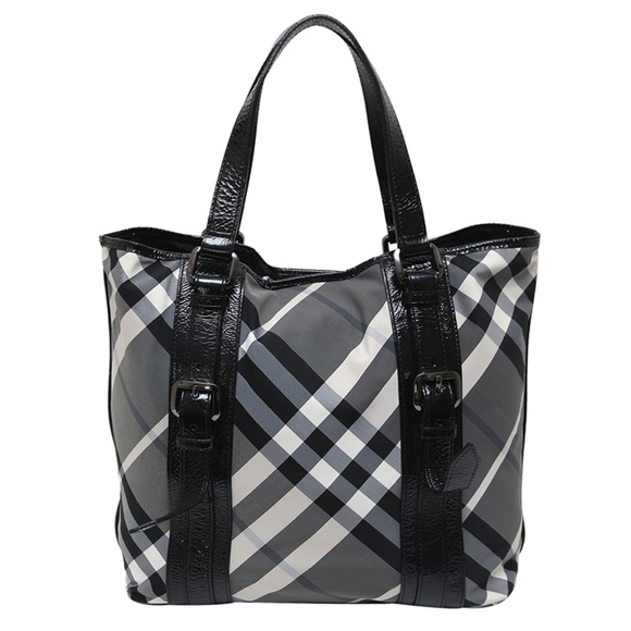 Burberry Handbags - Burberry Beat Check Lowry Tote